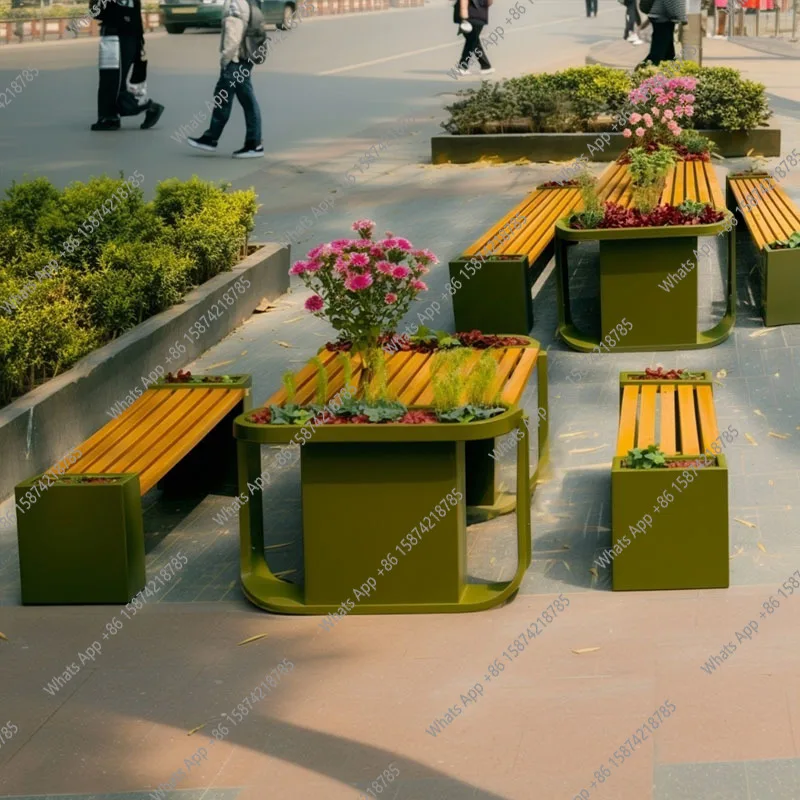 Outdoor cafe tables and chairs flower box outdoor open-air courtyard square waterproof sunscreen flower slot seat
Outdoor cafe tables and chairs flower box outdoor open-air courtyard square waterproof sunscreen flower slot seat