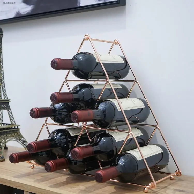 New Home Decor Iron Art Wine Rack Pyramid European Style Detachable Wine Display Stand Beverage Utensils Wine Holder
New Home Decor Iron Art Wine Rack Pyramid European Style Detachable Wine Display Stand Beverage Utensils Wine Holder