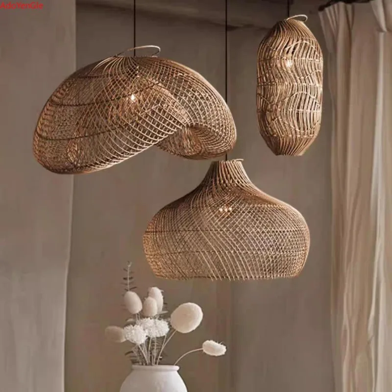 Wabi Silent Wind Rattan Chandelier Chinese Hotel Restaurant Tea Living Room Bedroom Lamp Designer Vintage pendant light
Wabi Silent Wind Rattan Chandelier Chinese Hotel Restaurant Tea Living Room Bedroom Lamp Designer Vintage pendant light