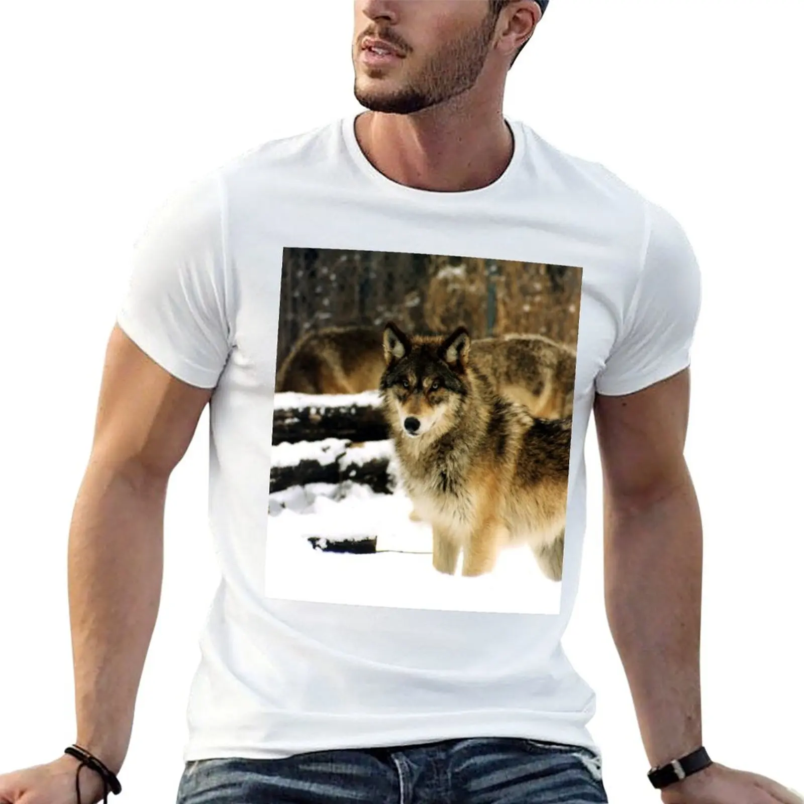 Wolves in The Snow T-Shirt t shirts for man graphic vintage t shirts for man pack cotton T-Shirt
Wolves in The Snow T-Shirt t shirts for man graphic vintage t shirts for man pack cotton T-Shirt