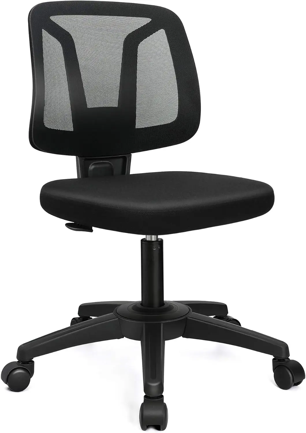 Armless Mesh Office Chair Ergonomic Swivel Black Small Computer Desk Chair No Arms with Lumbar Support Height Adjustable Chair
Armless Mesh Office Chair Ergonomic Swivel Black Small Computer Desk Chair No Arms with Lumbar Support Height Adjustable Chair