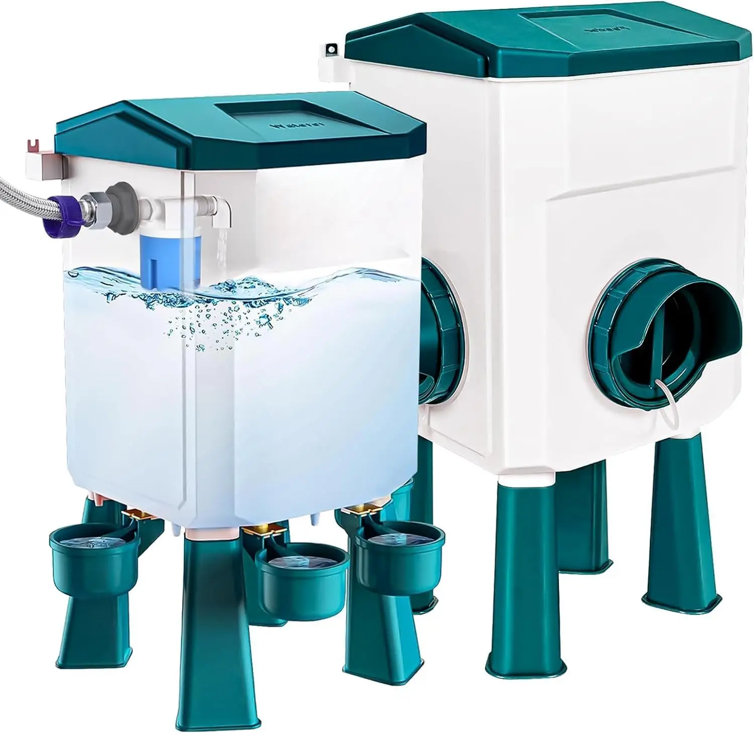 Automatic Chicken Waterer and Feeder Set, 7L Poultry Waterer and 8KG Chicken Feeder for Coops, Ducks, Chickens
Automatic Chicken Waterer and Feeder Set, 7L Poultry Waterer and 8KG Chicken Feeder for Coops, Ducks, Chickens