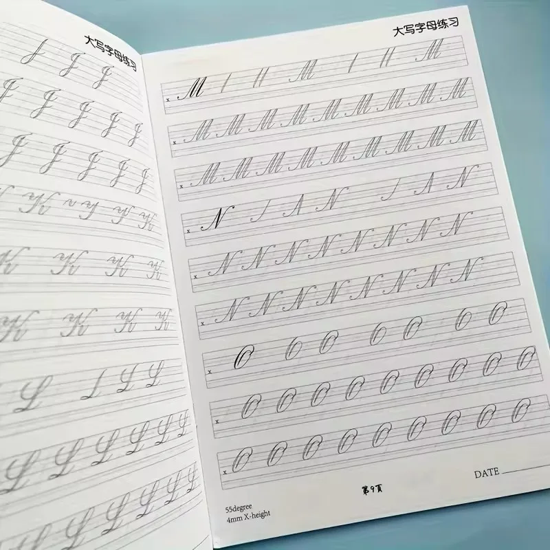 Красивая английская книга для практики почерка для взрослых, элегантная рабочая тетрадь по каллиграфии идеально подходит
Красивая английская книга для практики почерка для взрослых, элегантная рабочая тетрадь по каллиграфии идеально подходит