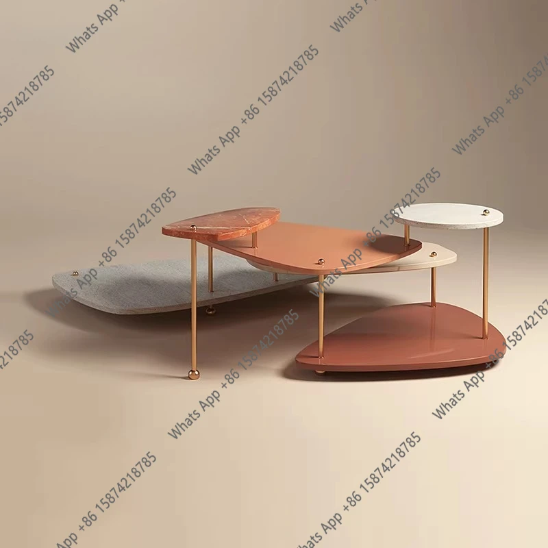 Italian light luxury style home decoration furniture/home living room special-shaped combination designer coffee table
Italian light luxury style home decoration furniture/home living room special-shaped combination designer coffee table