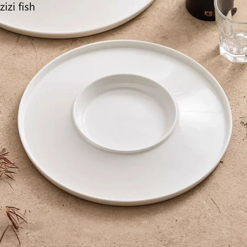 Ceramic Circular Dining Plate Serving Plate Dessert Sushi Dish Snack Plates Pasta Plates Molecular Cuisine Restaurant Tableware
Ceramic Circular Dining Plate Serving Plate Dessert Sushi Dish Snack Plates Pasta Plates Molecular Cuisine Restaurant Tableware