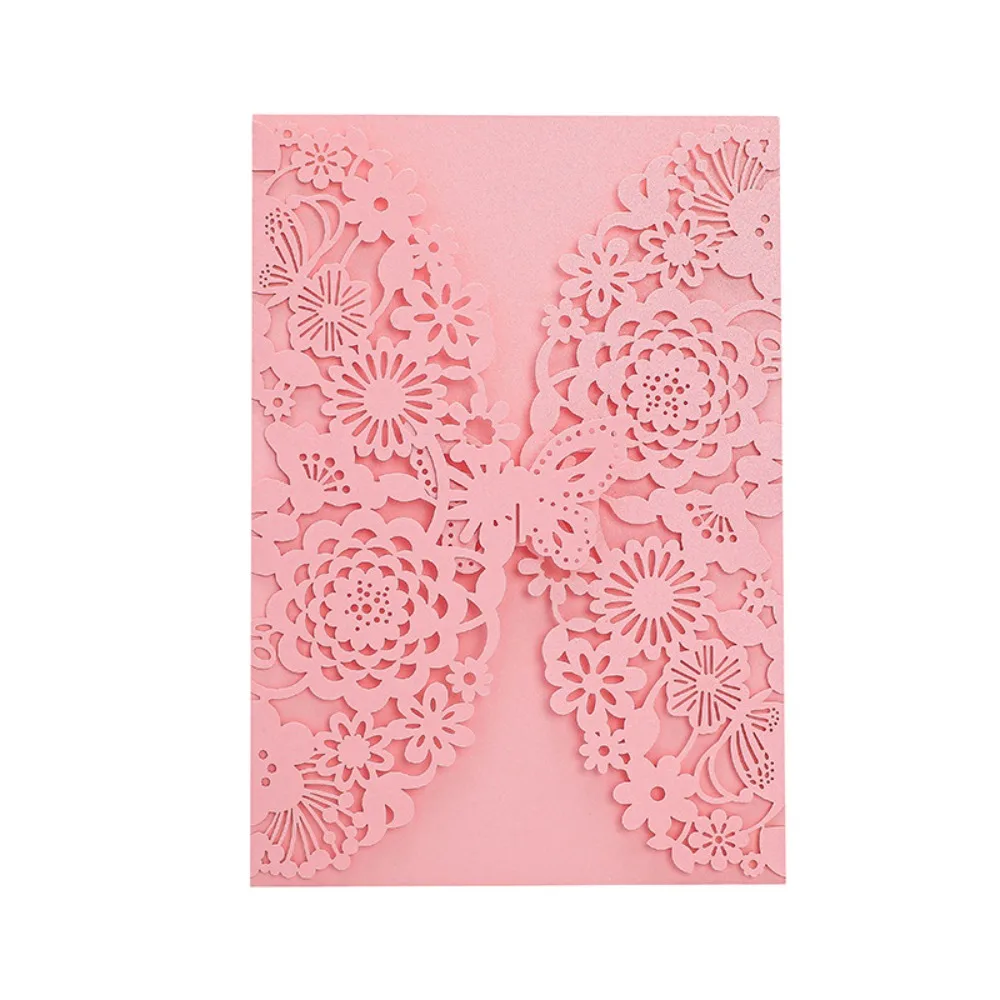 50pcs Flower 3D Invitation Card Hollow Out Decorative Hollow Out Invitation Cards European Style Laser Cut Wedding Invitations
50pcs Flower 3D Invitation Card Hollow Out Decorative Hollow Out Invitation Cards European Style Laser Cut Wedding Invitations