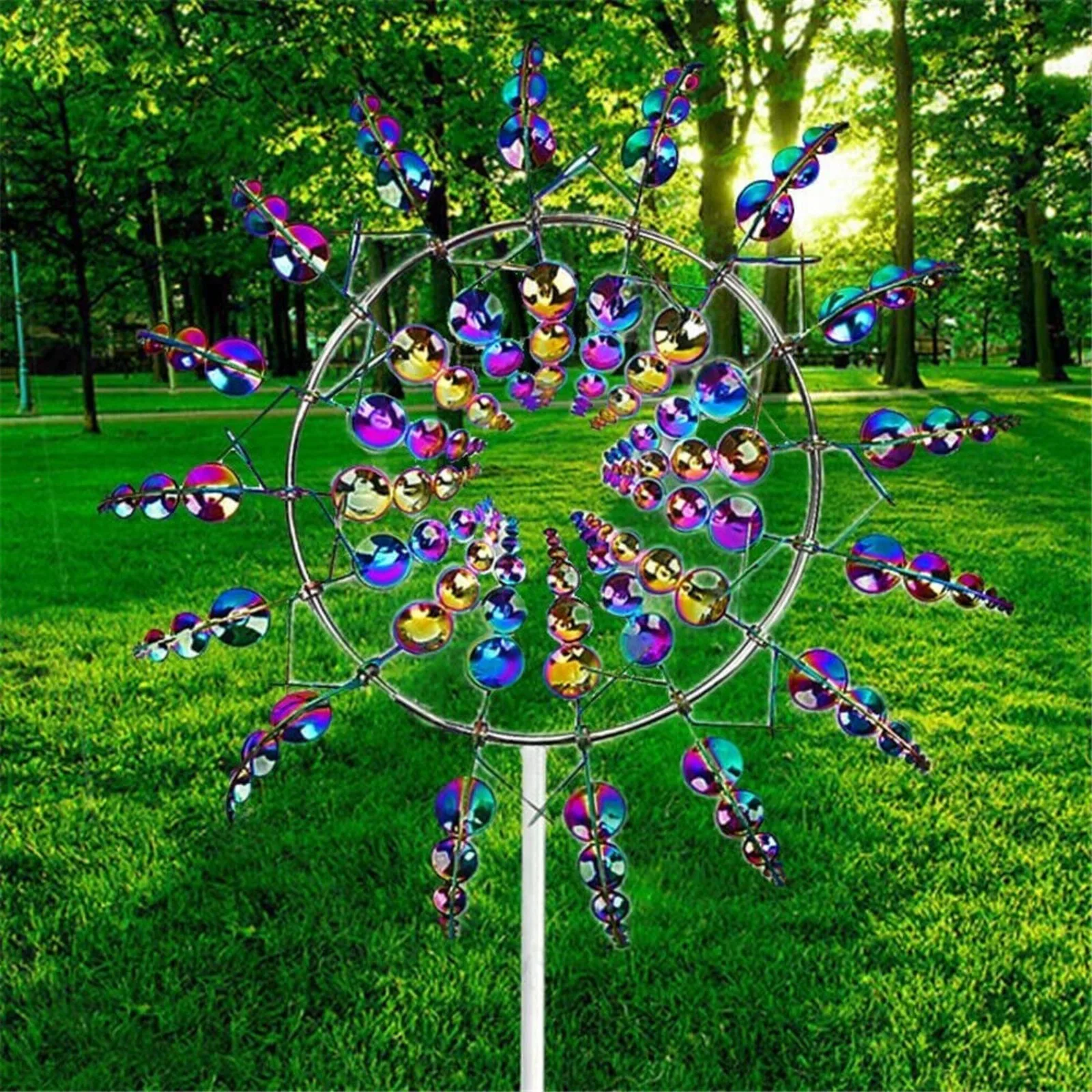 US Magical Wind Powered Kinetic Windmill, Metal and Sculpture, Garden Spinner, Unique Outdoor Decoration
US Magical Wind Powered Kinetic Windmill, Metal and Sculpture, Garden Spinner, Unique Outdoor Decoration