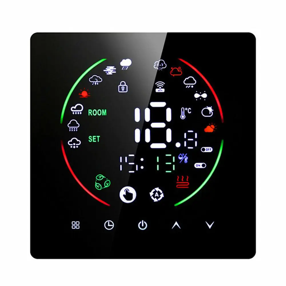 Indoor Heating Heating Controller Smart Heating System Child Lock Function Energy Optimization Humidity Monitoring