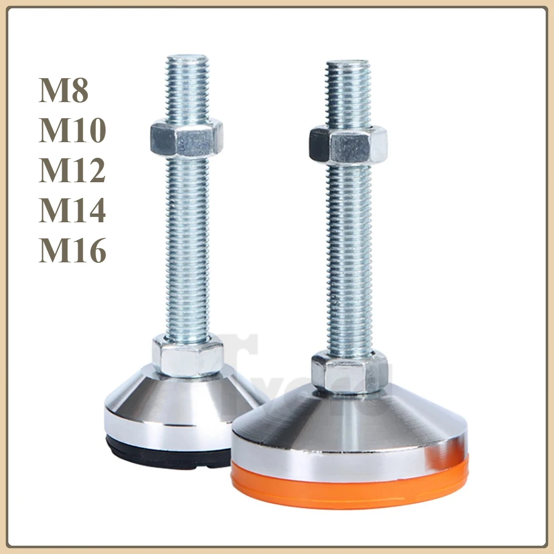 M8 M10 M12 M14 M16 Heavy Metal Foot Cup/Fixed Foundation Screw/Adjustable Foot/Anti Slip Shock Absorber Support Foot 50 80 100
M8 M10 M12 M14 M16 Heavy Metal Foot Cup/Fixed Foundation Screw/Adjustable Foot/Anti Slip Shock Absorber Support Foot 50 80 100