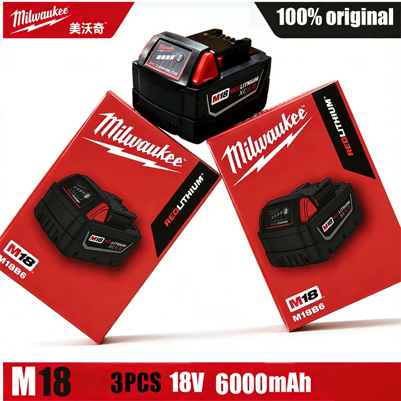 6000mAh Milwaukee M12B6 12V 6.0Ah REDLITHIUM™ Battery – Built for Cold, Durable & Long-Lasting Power on Jobsites
6000mAh Milwaukee M12B6 12V 6.0Ah REDLITHIUM™ Battery – Built for Cold, Durable & Long-Lasting Power on Jobsites