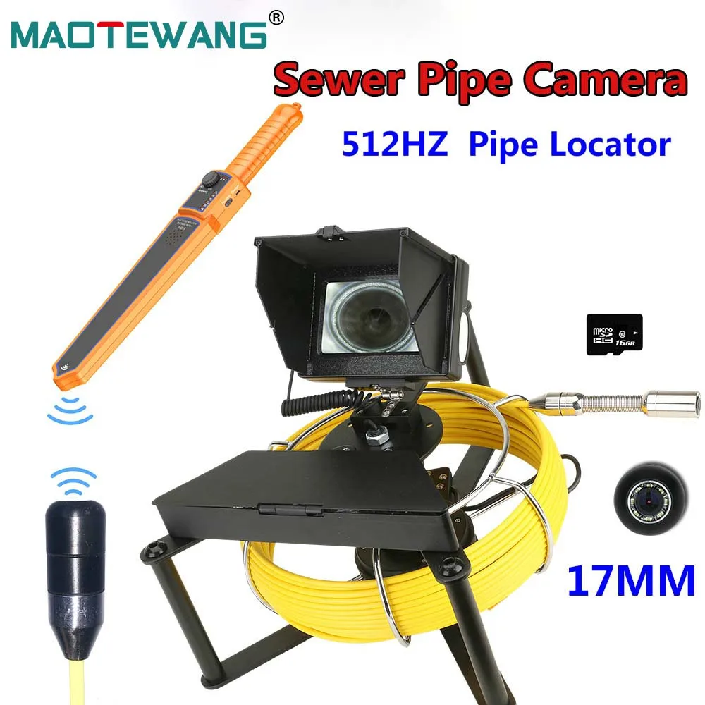 MAOTEWANG-Sewer Pipe Inspection Camera, промышленный эндоскоп, видеорегистратор 16 ГБ, 512 Гц, 4,3 дюйма IPS, локатор труб, канализационный слив
MAOTEWANG-Sewer Pipe Inspection Camera, промышленный эндоскоп, видеорегистратор 16 ГБ, 512 Гц, 4,3 дюйма IPS, локатор труб, канализационный слив
