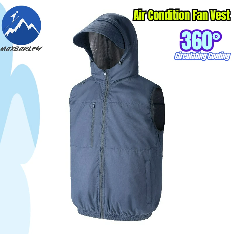 Summer Sport Fan Vest Air Condition Cool Sleeveless Man 360 ° Circulating Cooling Fishing Jacket Sun Windbreaker Worker Clothes
Summer Sport Fan Vest Air Condition Cool Sleeveless Man 360 ° Circulating Cooling Fishing Jacket Sun Windbreaker Worker Clothes