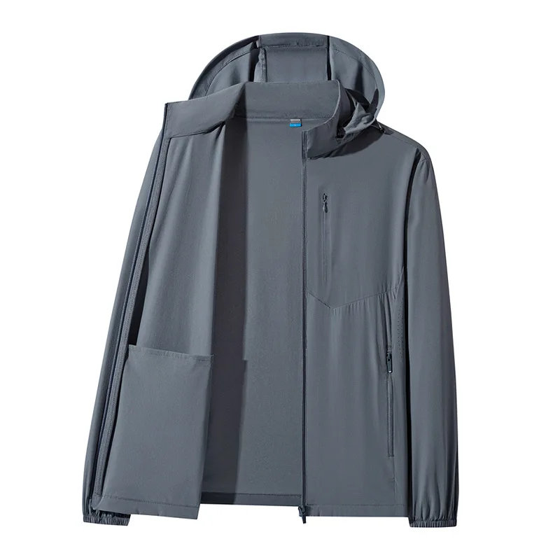 Summer thin New Mens Ice Silk Sun Protection Jacket Detachable Hood Loose Thin Coat, Plus Size UV Protection Skin Sun Clothing
Summer thin New Mens Ice Silk Sun Protection Jacket Detachable Hood Loose Thin Coat, Plus Size UV Protection Skin Sun Clothing