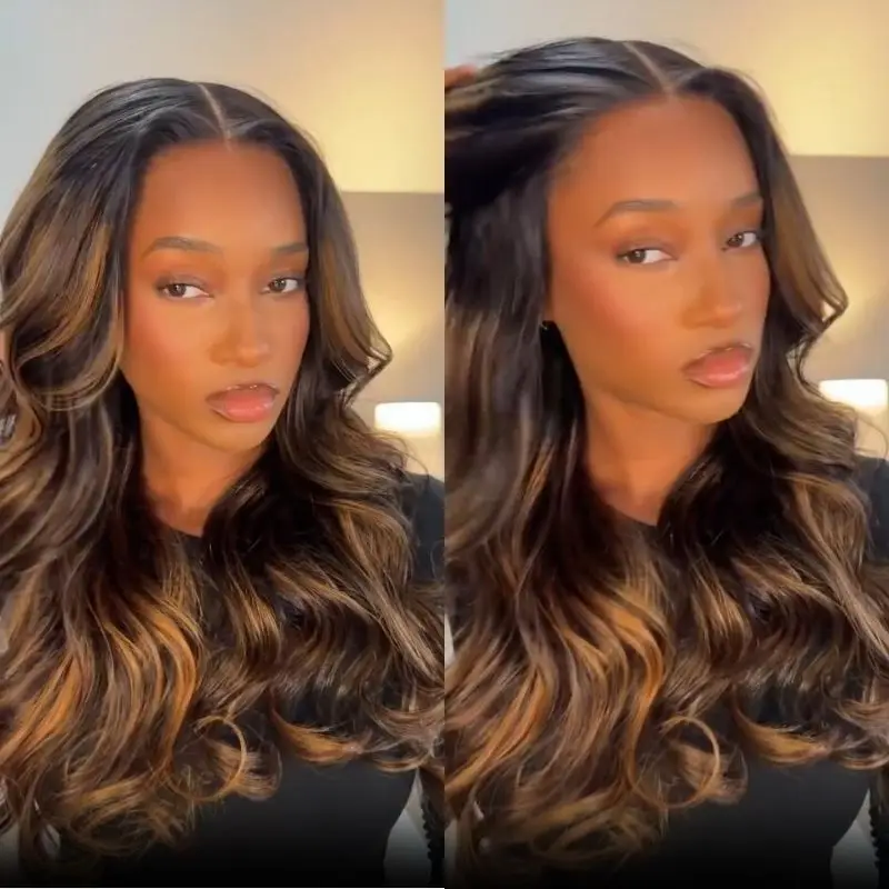 Парик Klaiyi 7x5 Lace Balayage Highlight Body Wave с завязками, из натуральных волос, без клея
Парик Klaiyi 7x5 Lace Balayage Highlight Body Wave с завязками, из натуральных волос, без клея