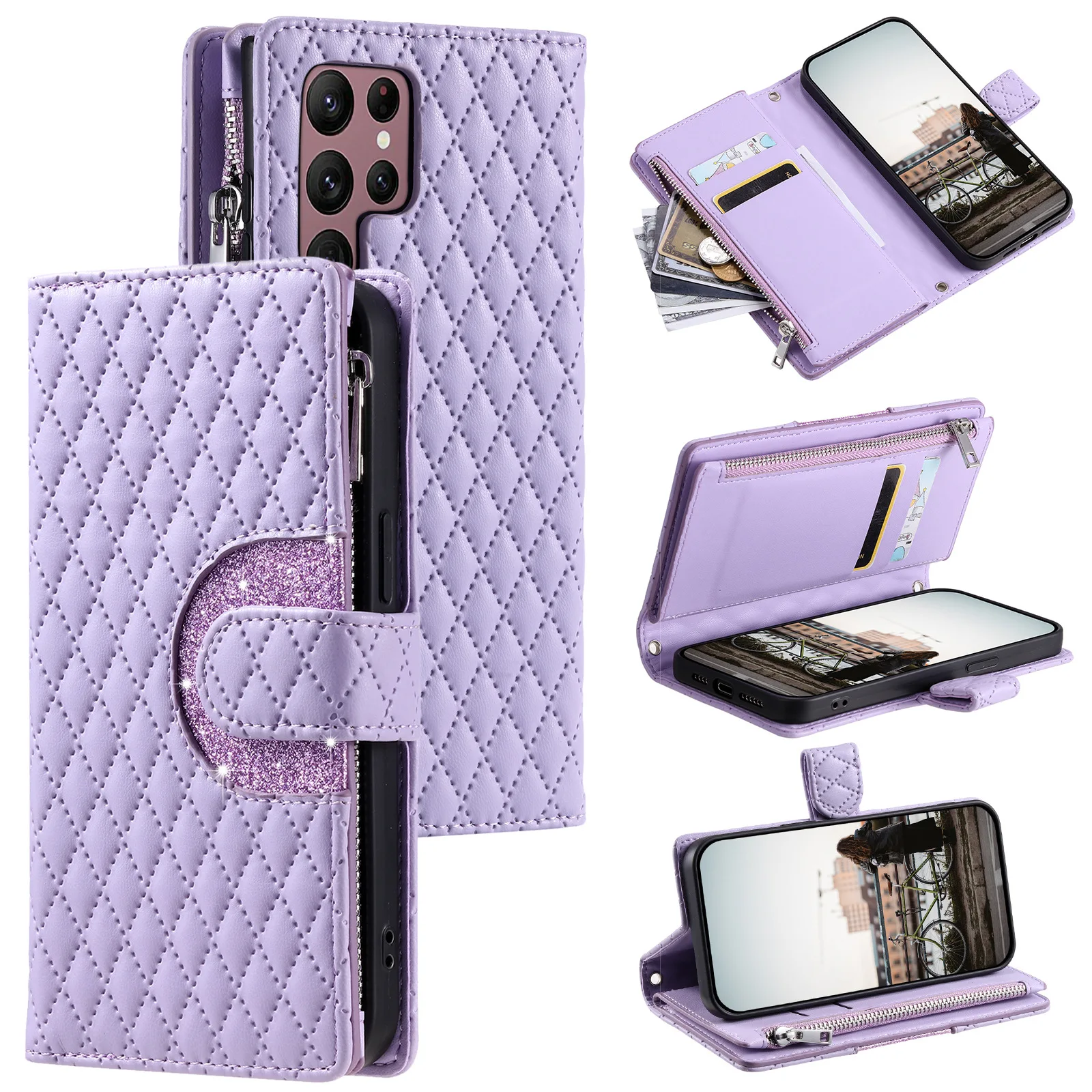 Multi 9-Cards Grid Leather Zipper Wallet Case For For Samsung Galaxy Note 20 Ultra 10 Plus 9 8 Crossbody Lanyard Flip Cover
Multi 9-Cards Grid Leather Zipper Wallet Case For For Samsung Galaxy Note 20 Ultra 10 Plus 9 8 Crossbody Lanyard Flip Cover