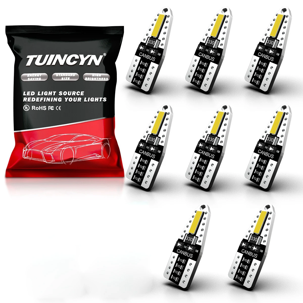 8Pcs T10 W5W LED Bulb Car Side Interior lights 12V WY5W 2825 Super Bright 194 168 Auto White 6000K Parking Marker Dome Lamps
8Pcs T10 W5W LED Bulb Car Side Interior lights 12V WY5W 2825 Super Bright 194 168 Auto White 6000K Parking Marker Dome Lamps