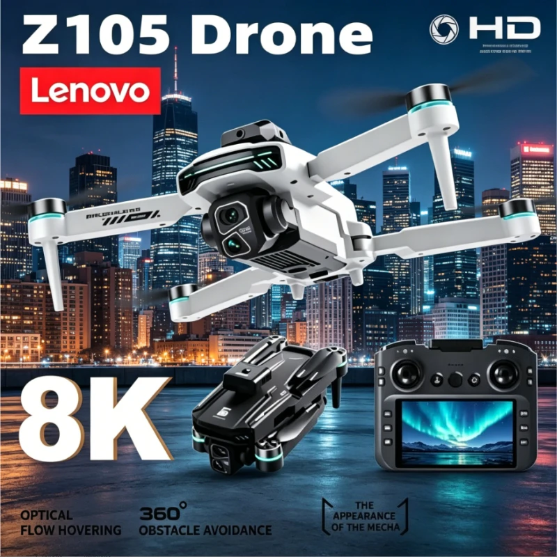 Lenovo Z105 Dual 8K Camera Drone Brushless Motor Optical Flow Positioning with 4.3'' Screen Remote Control 15min LongFlight Time
Lenovo Z105 Dual 8K Camera Drone Brushless Motor Optical Flow Positioning with 4.3'' Screen Remote Control 15min LongFlight Time