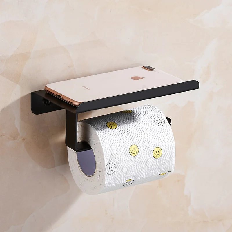 Stainless Steel Toilet Paper Holder, Bathroom Wall Mount, WC Paper Phone Holder, Towel Roll Shelf Accessories
Stainless Steel Toilet Paper Holder, Bathroom Wall Mount, WC Paper Phone Holder, Towel Roll Shelf Accessories