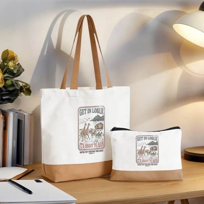 Funny Christian Tote Bag and Makeup Bags Combination for Grocery Shopping Daily Commute Gift for Christians Large Capacity Bags
Funny Christian Tote Bag and Makeup Bags Combination for Grocery Shopping Daily Commute Gift for Christians Large Capacity Bags