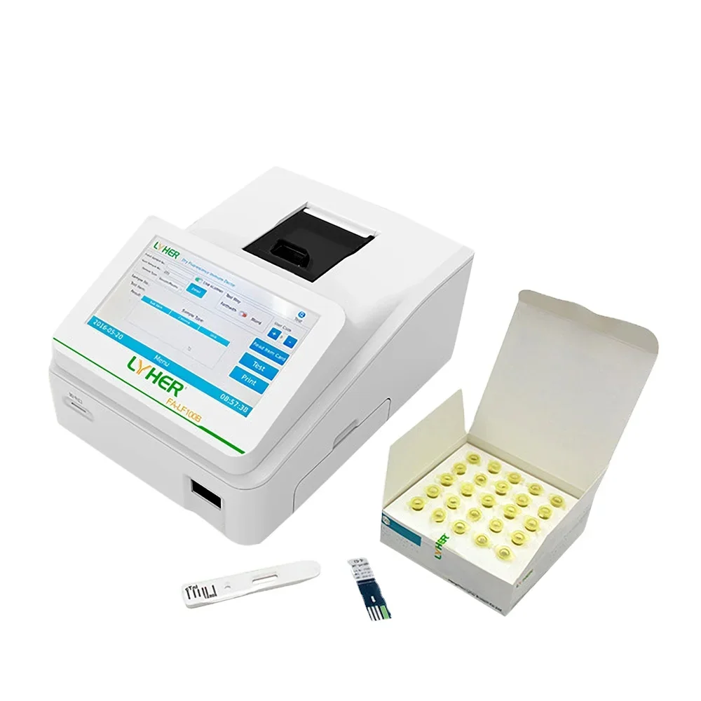 Hot-selling POCT analyzer Fluorescence Immunoassay analyzer CE Certification For Tests
Hot-selling POCT analyzer Fluorescence Immunoassay analyzer CE Certification For Tests