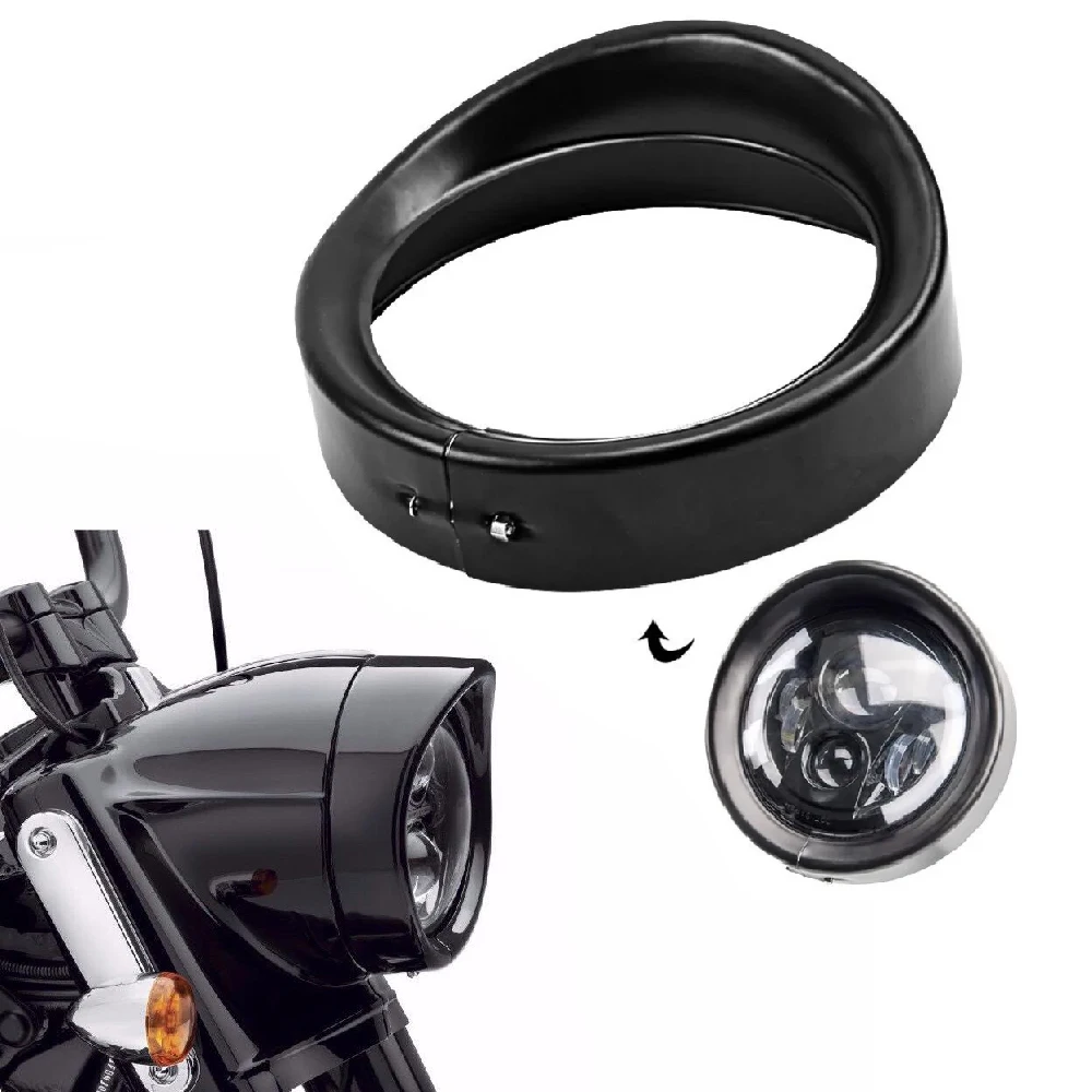 Motorcycle 7" Ring Bezel Visor 4.5" Led Fog Lamp Light Ring Chrome For Harley Touring Road King Electra Glide Softail
Motorcycle 7" Ring Bezel Visor 4.5" Led Fog Lamp Light Ring Chrome For Harley Touring Road King Electra Glide Softail