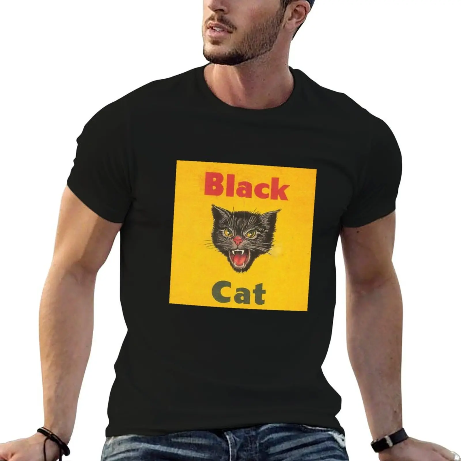 Black Cat T-Shirt t shirt men 100% cotton luxury brand t shirts for man pack cotton t shirt man casual T-shirt
Black Cat T-Shirt t shirt men 100% cotton luxury brand t shirts for man pack cotton t shirt man casual T-shirt