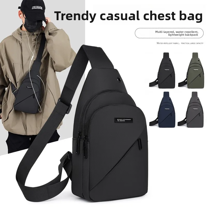 Male Oxford Crossbody Sling Pack Adjustable Shoulder Strap Multi Storage Pocket Earphone Port For Outdoor Ride Daily City Walk
Male Oxford Crossbody Sling Pack Adjustable Shoulder Strap Multi Storage Pocket Earphone Port For Outdoor Ride Daily City Walk