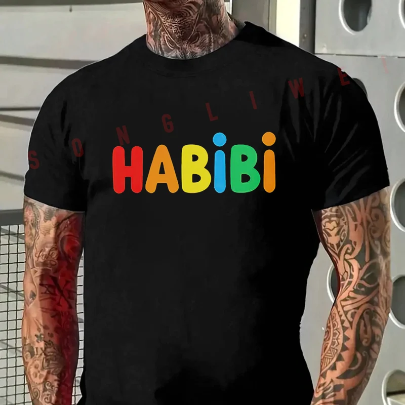 Habibi Graphic Design Motorcycle T-Shirt Men Hip Hop Streetwear Unisex Casual Fashion Short Sleeve Tops
Habibi Graphic Design Motorcycle T-Shirt Men Hip Hop Streetwear Unisex Casual Fashion Short Sleeve Tops