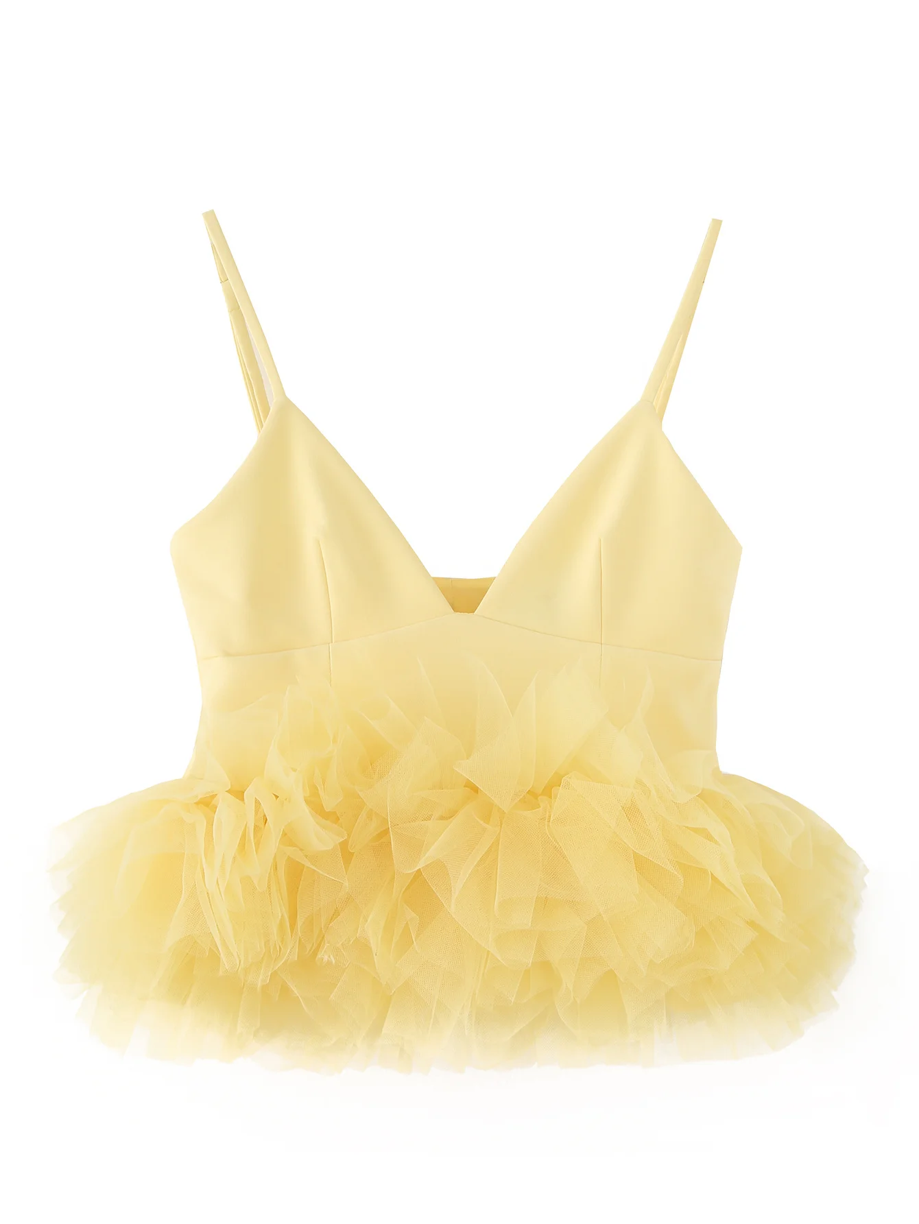 2025 AZRAF Fashion Spring New Lazy Style Silk Mesh Stitching Sling Retro Sleeveless Chic Puffy Hem All-match V-neck Top Mujer
2025 AZRAF Fashion Spring New Lazy Style Silk Mesh Stitching Sling Retro Sleeveless Chic Puffy Hem All-match V-neck Top Mujer