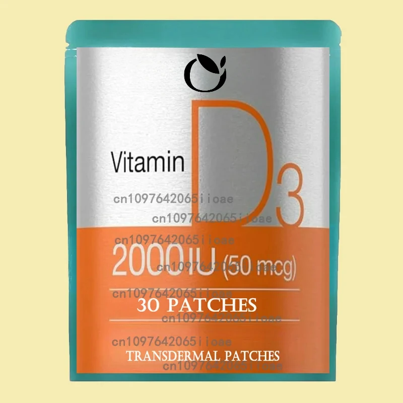 30 Patches Vitamin D3 2000IU Transdermal Patchesfor Supporting Cardiovascular Health, Strong Bones & Muscle Function
30 Patches Vitamin D3 2000IU Transdermal Patchesfor Supporting Cardiovascular Health, Strong Bones & Muscle Function