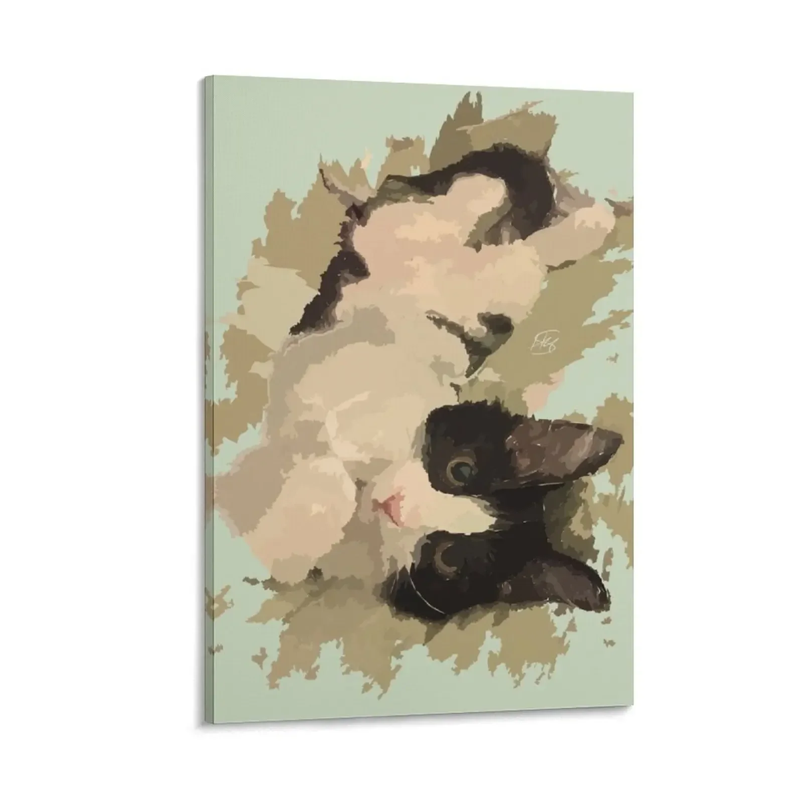Tuxedo Cat Abstract Canvas Painting room decorations for men Decoration modern home decoration
Tuxedo Cat Abstract Canvas Painting room decorations for men Decoration modern home decoration