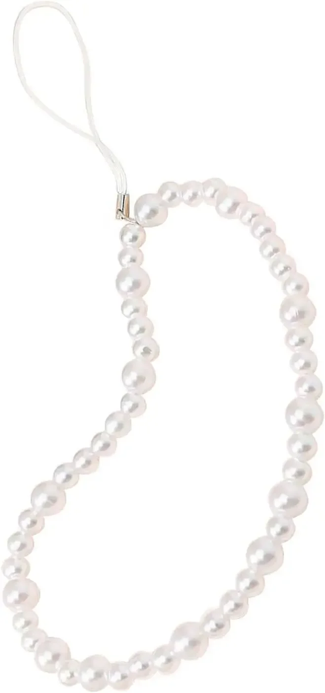 Elegant Beaded Phone Charm Lanyard With Fixed Pearls, Girly Style Strap For Stylish Accessories
Elegant Beaded Phone Charm Lanyard With Fixed Pearls, Girly Style Strap For Stylish Accessories