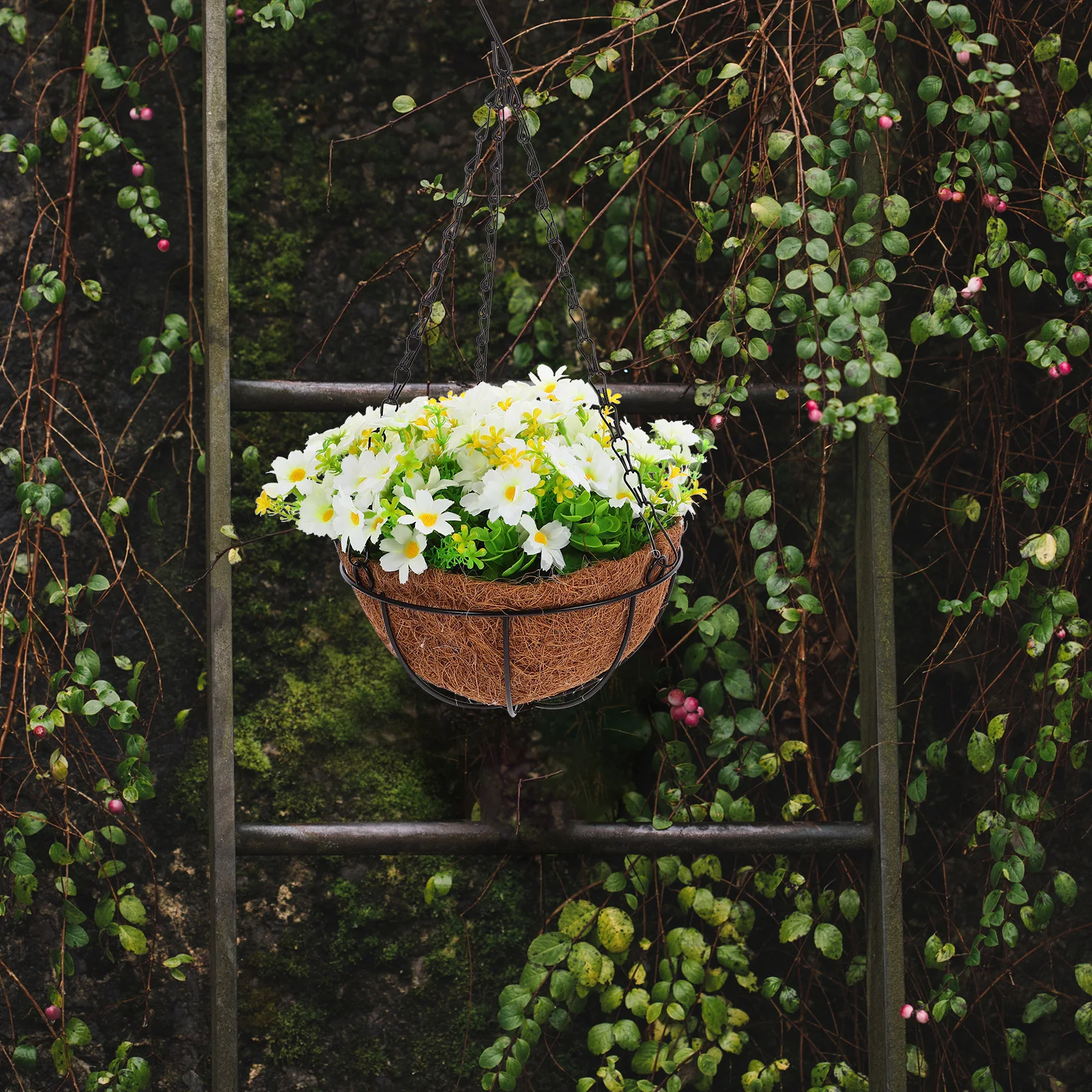 Artificial Hanging Basket Simulation Flowers Lightweight Design Plant Pot Decoration for Home Balcony Office Garden
Artificial Hanging Basket Simulation Flowers Lightweight Design Plant Pot Decoration for Home Balcony Office Garden