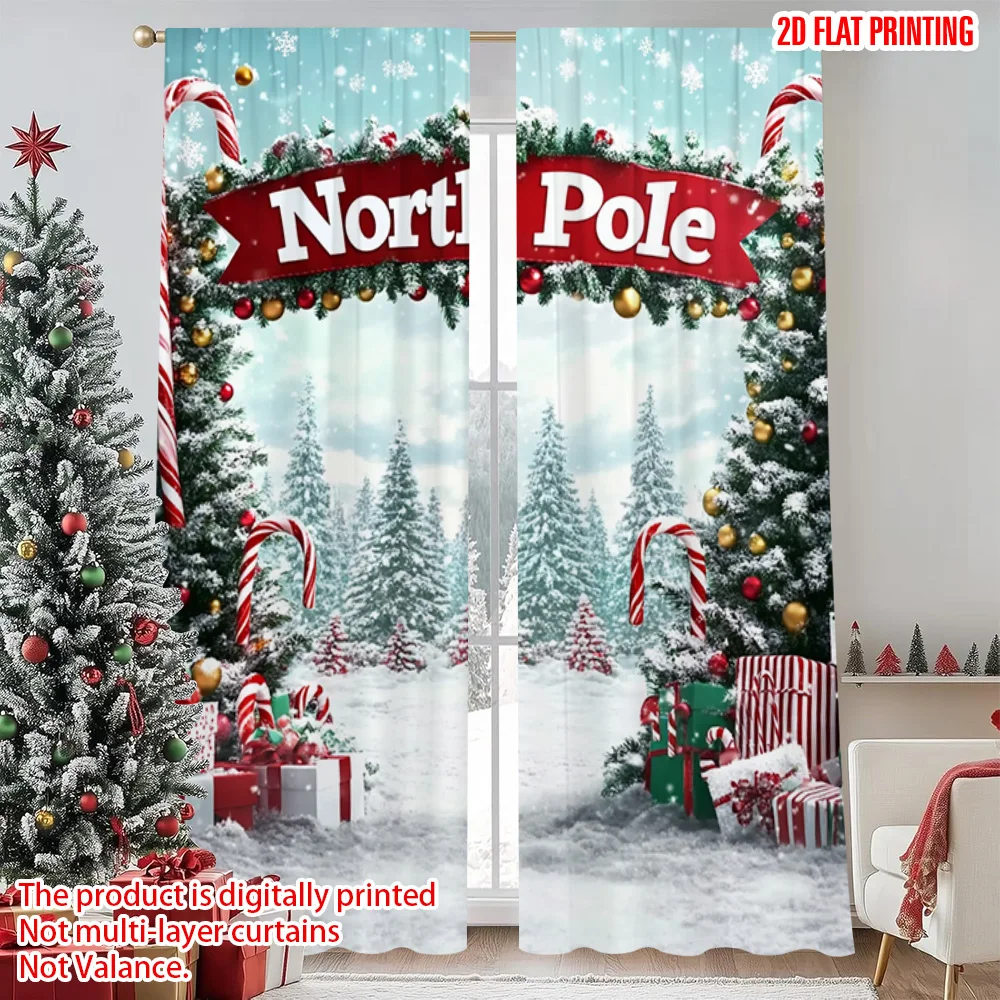 2pcs 2D flat printing Merry Christmas Party Curtains Arctic Christmas 0 Machine Washable Polyester Without Electricity Birthday
2pcs 2D flat printing Merry Christmas Party Curtains Arctic Christmas 0 Machine Washable Polyester Without Electricity Birthday