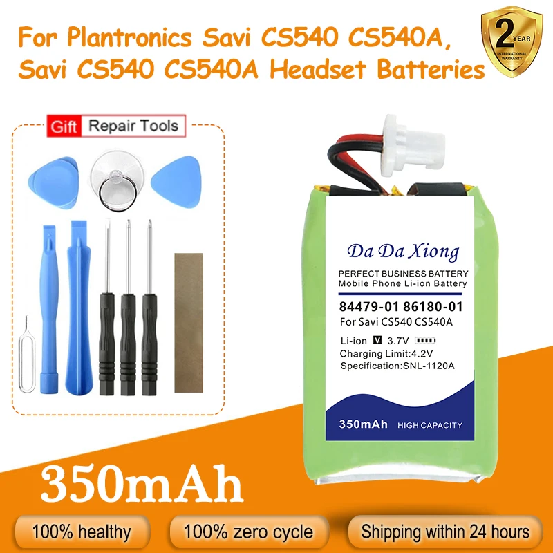 High Quality 350mAh 84479-01 86180-01 Battery For Plantronics Savi CS540 CS540A,Savi CS540 CS540A Headset Batteries
High Quality 350mAh 84479-01 86180-01 Battery For Plantronics Savi CS540 CS540A,Savi CS540 CS540A Headset Batteries
