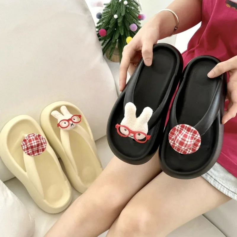 Kawaii Cartoon Miffy Rabbit Cute Thick Bottom Flip Flops forExternal Wear Anti Slip Clip on Feet Beach Height Increasing Sandals
Kawaii Cartoon Miffy Rabbit Cute Thick Bottom Flip Flops forExternal Wear Anti Slip Clip on Feet Beach Height Increasing Sandals