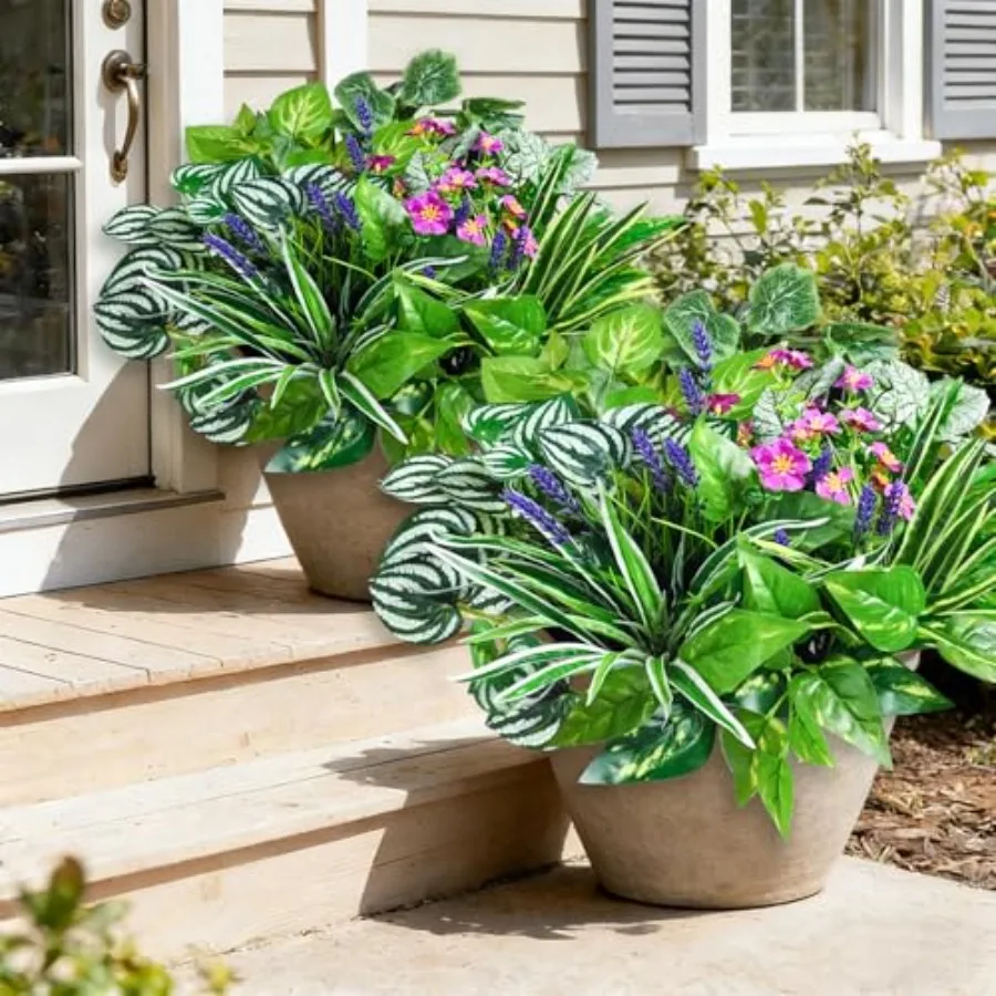 2 Artificial for Outdoors Faux ery Leaves UV Resistant Realistic Plastic Large Bunches Shrubs Bushes, Fake Plants Decor Outdoor
2 Artificial for Outdoors Faux ery Leaves UV Resistant Realistic Plastic Large Bunches Shrubs Bushes, Fake Plants Decor Outdoor