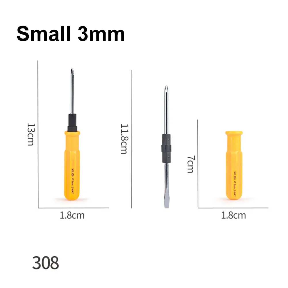 Slotted Cross Screwdrivers Double Head Portable Tools Chromium-vanadium Steel For Repair Remover Workshop Equipment Hand Tools
Slotted Cross Screwdrivers Double Head Portable Tools Chromium-vanadium Steel For Repair Remover Workshop Equipment Hand Tools