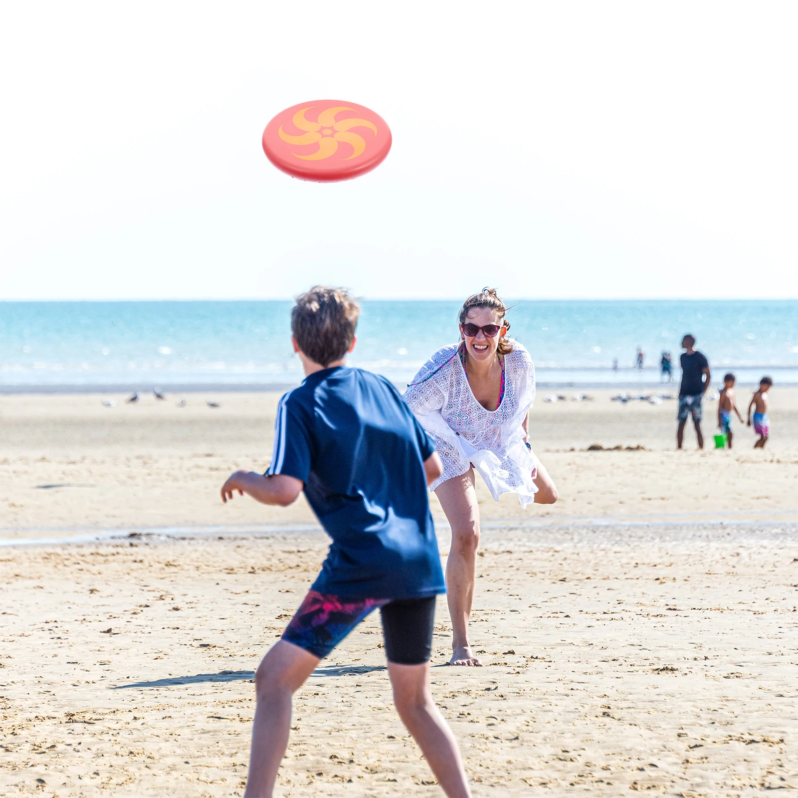 1pc Educational Flying Disc Sports Plaything Pu Soft For Family Beach Grass Activity
1pc Educational Flying Disc Sports Plaything Pu Soft For Family Beach Grass Activity