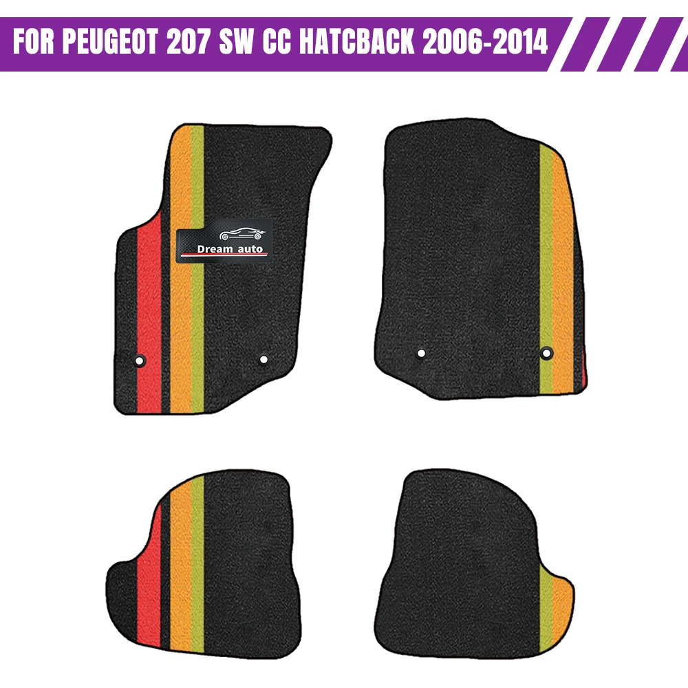 Custom Car Floor Mats For Peugeot 207 SW CC hatcback 2006–2014 Waterproof Auto Carpets Foot Coche Accessorie
Custom Car Floor Mats For Peugeot 207 SW CC hatcback 2006–2014 Waterproof Auto Carpets Foot Coche Accessorie