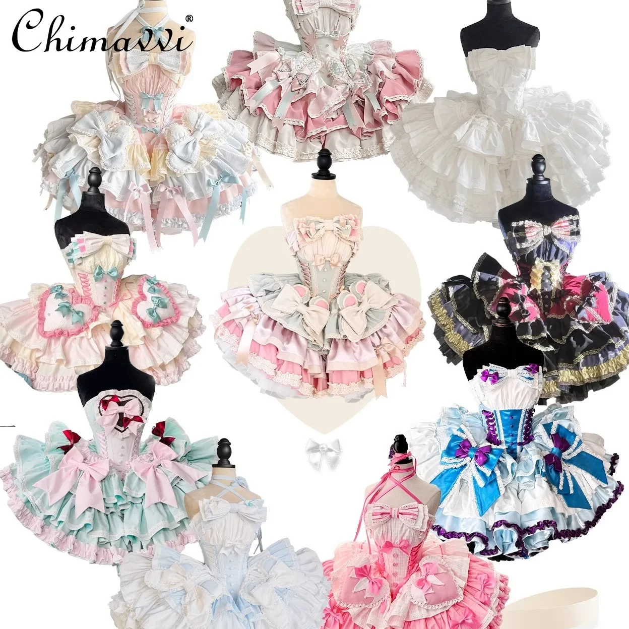 Lolita Style Birthday Party Short Dress 2025 Spring Clothes New Sweet Girl Women High Waist Temperament Cute Bow Short Dress
Lolita Style Birthday Party Short Dress 2025 Spring Clothes New Sweet Girl Women High Waist Temperament Cute Bow Short Dress