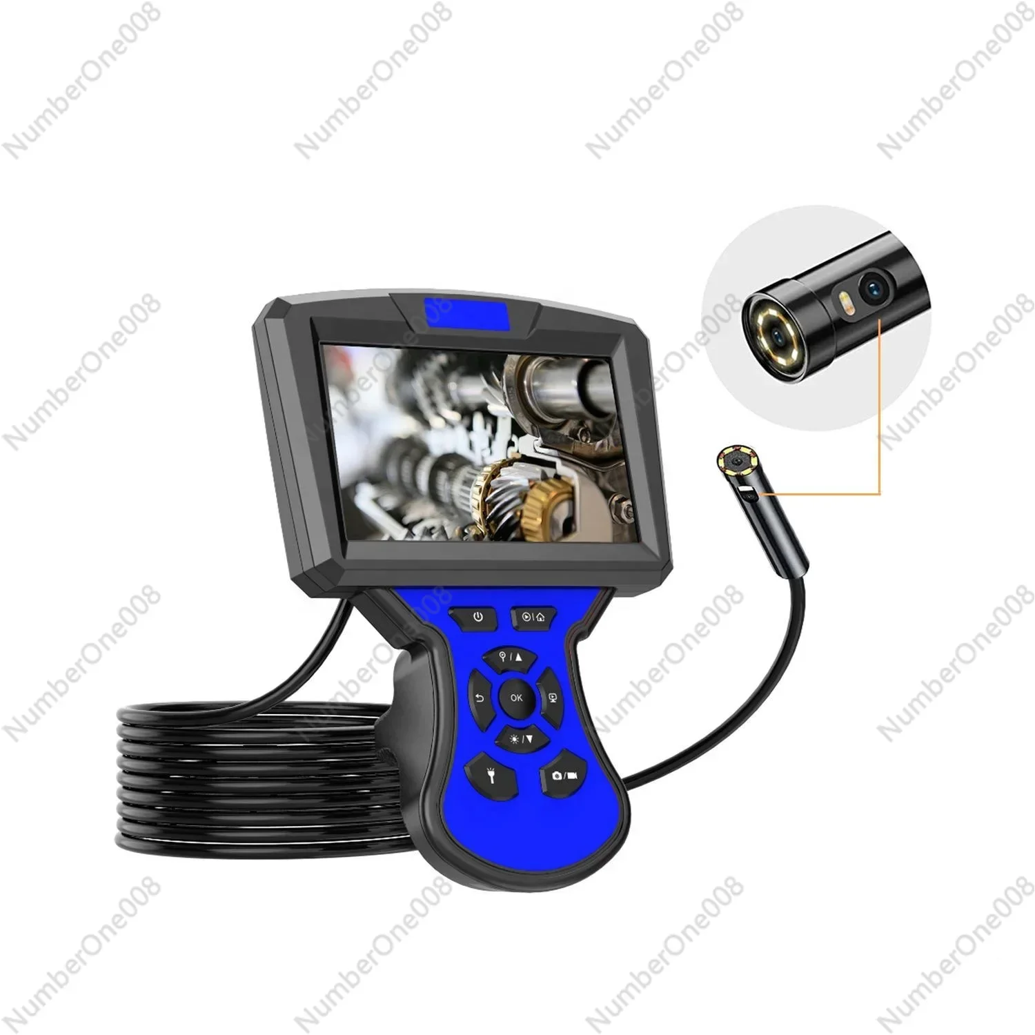 5 Inches 1080P Dual Cameras Industrial Endoscope Live View Video Inspection Camera 5.5mm 8mm
5 Inches 1080P Dual Cameras Industrial Endoscope Live View Video Inspection Camera 5.5mm 8mm