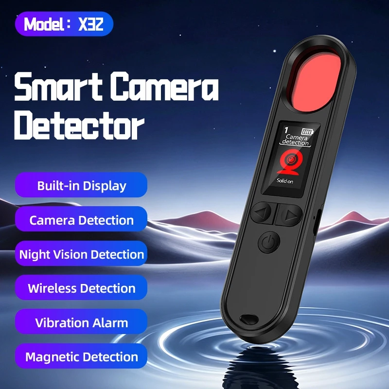 Anti Spy Hidden Camera Detection Anti-Spy GPS Tracker Listening Device Detector Bug RF Wireless Signal Scanner for Hotel Travel
Anti Spy Hidden Camera Detection Anti-Spy GPS Tracker Listening Device Detector Bug RF Wireless Signal Scanner for Hotel Travel