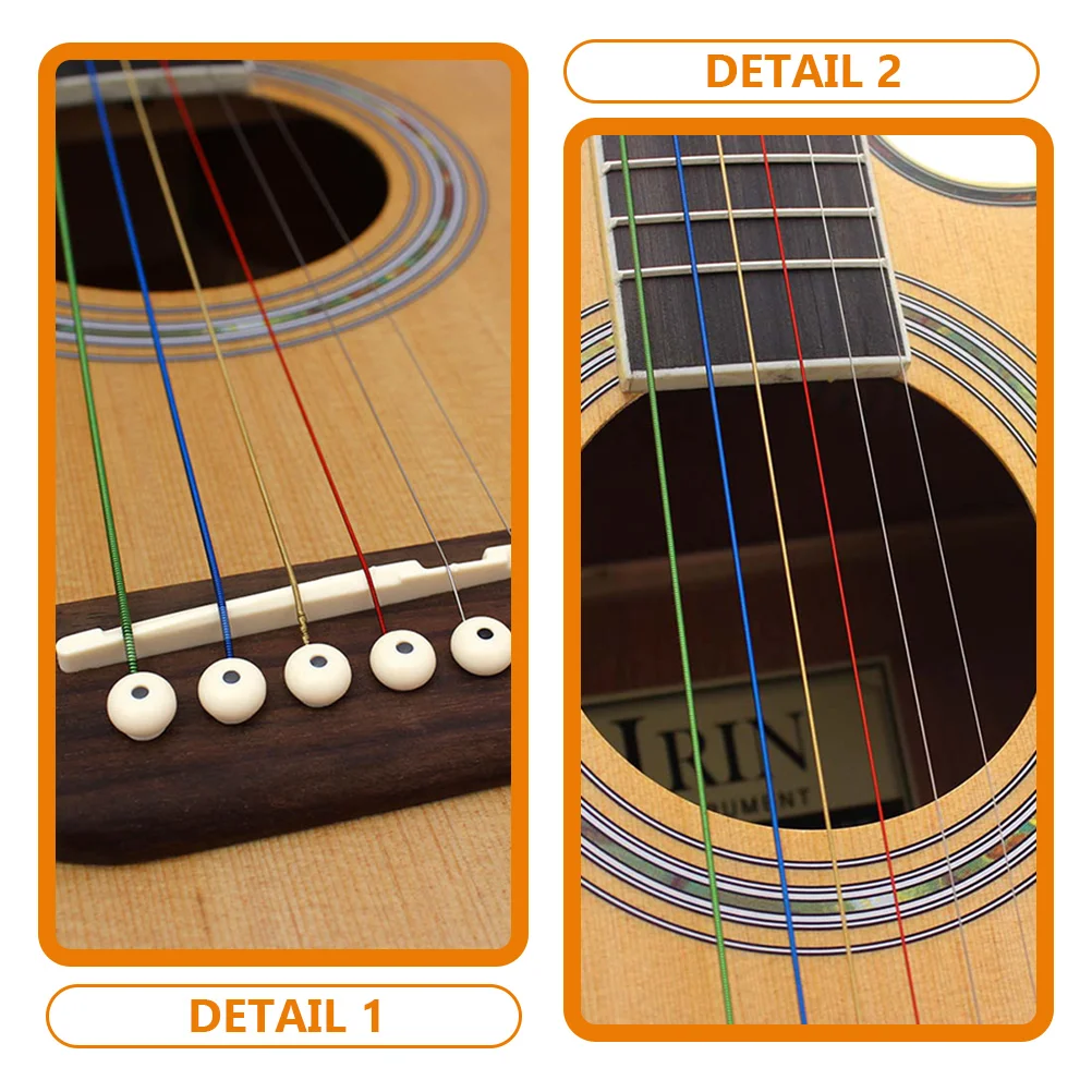 6 Pcs Guitar String for Fine Workmanship Acoustic Accessories Accessory Bass Professional Strings Copper Alloy
6 Pcs Guitar String for Fine Workmanship Acoustic Accessories Accessory Bass Professional Strings Copper Alloy