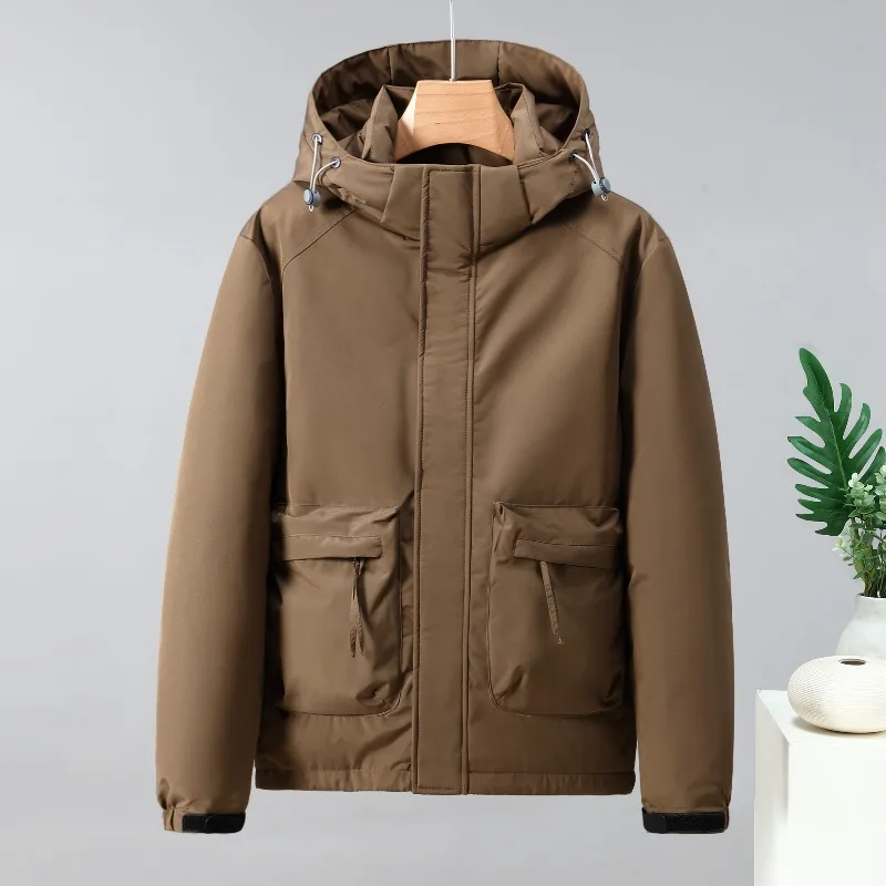 Men's Outdoor Cycling Jacket Trendy and Versatile Short Fleece and Thickened Coat Light and Warm Workwear Jacket for Teenagers
Men's Outdoor Cycling Jacket Trendy and Versatile Short Fleece and Thickened Coat Light and Warm Workwear Jacket for Teenagers