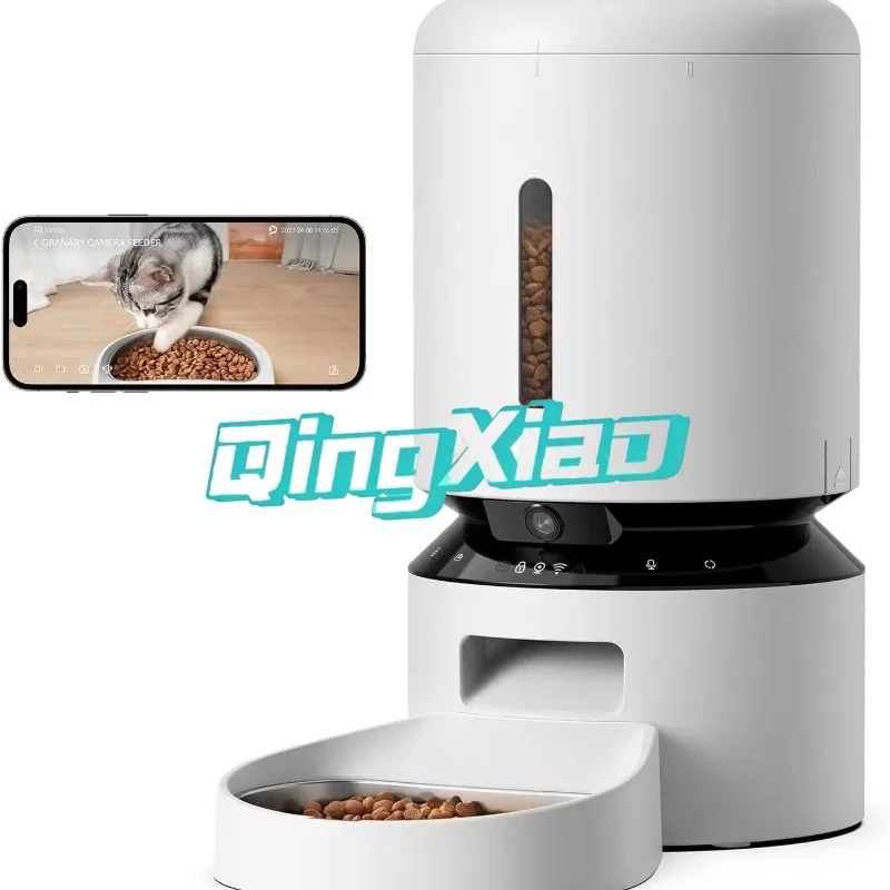 Auto Cat Dog Feeder 1080P HD Video Night Vision 5G WiFi 2-Way Audio Low Food Blockage Sensor Motion Sound Pet Bowls Feeders
Auto Cat Dog Feeder 1080P HD Video Night Vision 5G WiFi 2-Way Audio Low Food Blockage Sensor Motion Sound Pet Bowls Feeders