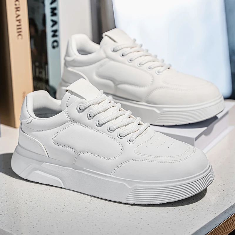 Shoes For Man Fashion Casual Sneakers Male White Leather Designer Shoes
Shoes For Man Fashion Casual Sneakers Male White Leather Designer Shoes