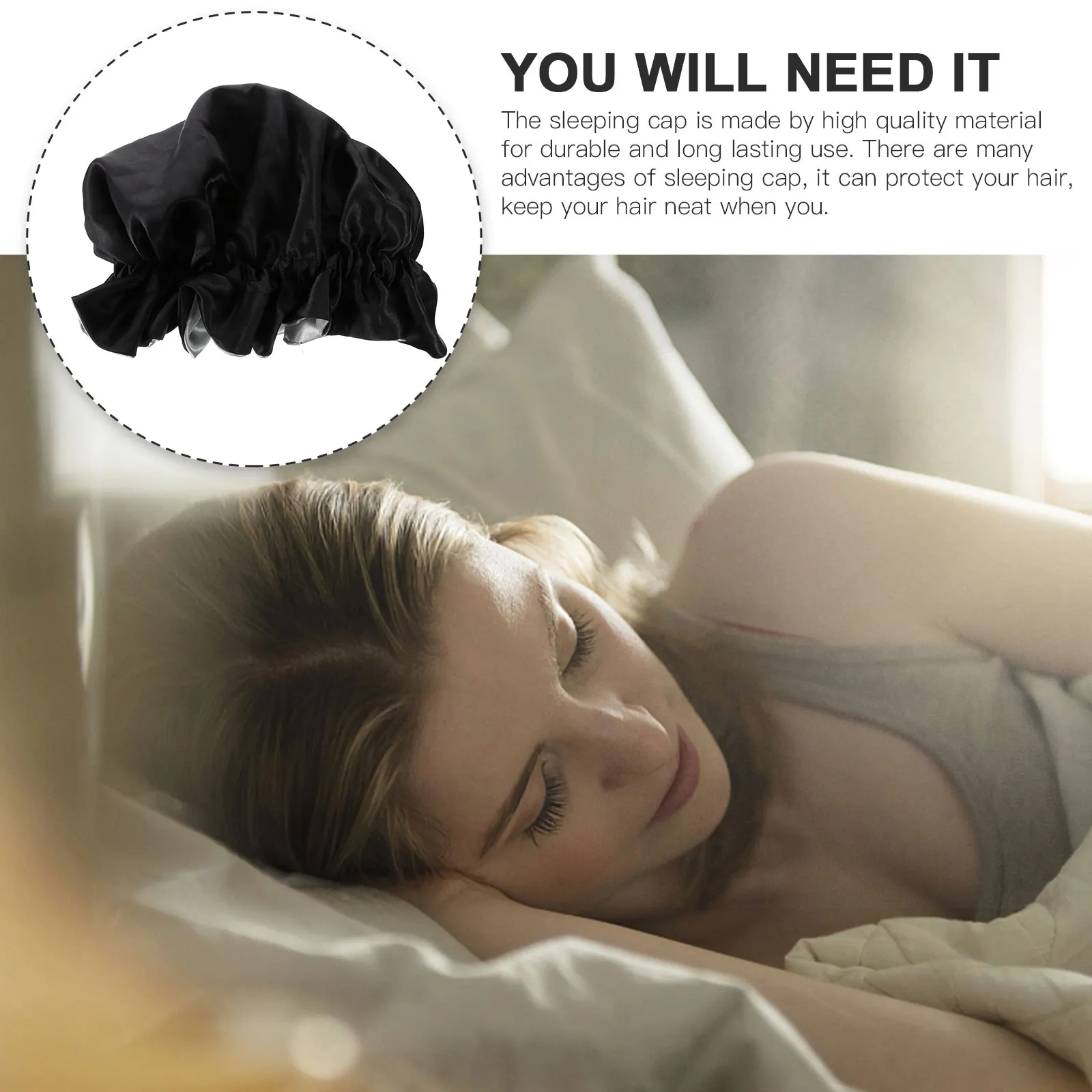 Satin Bonnet Double-Layer Hair Night Sleeping Elastic Headscarf Bathing Cap Adjustable For Women Lightweight Breathable
Satin Bonnet Double-Layer Hair Night Sleeping Elastic Headscarf Bathing Cap Adjustable For Women Lightweight Breathable