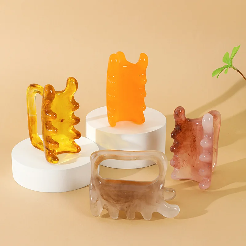 1PC Double Push Resin Massage Comb Back Waist Gua Sha Device Shoulder Neck Gua Sha Stick Meridian Dredging Stick Massage Tool
1PC Double Push Resin Massage Comb Back Waist Gua Sha Device Shoulder Neck Gua Sha Stick Meridian Dredging Stick Massage Tool