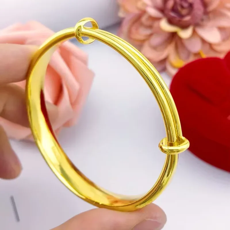 9999 Real Gold 24K Thickened Weighted Frosted 10n Wedding Dragon and Phoenix Printing Push-pull 999 Bracelet Women's
9999 Real Gold 24K Thickened Weighted Frosted 10n Wedding Dragon and Phoenix Printing Push-pull 999 Bracelet Women's